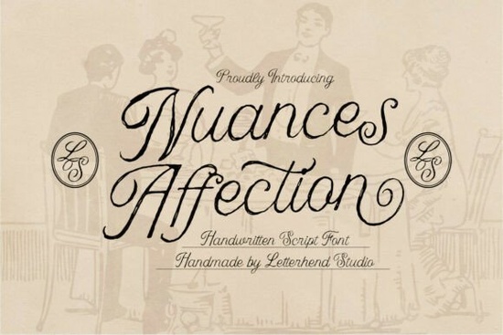 Nuances Affection Font
